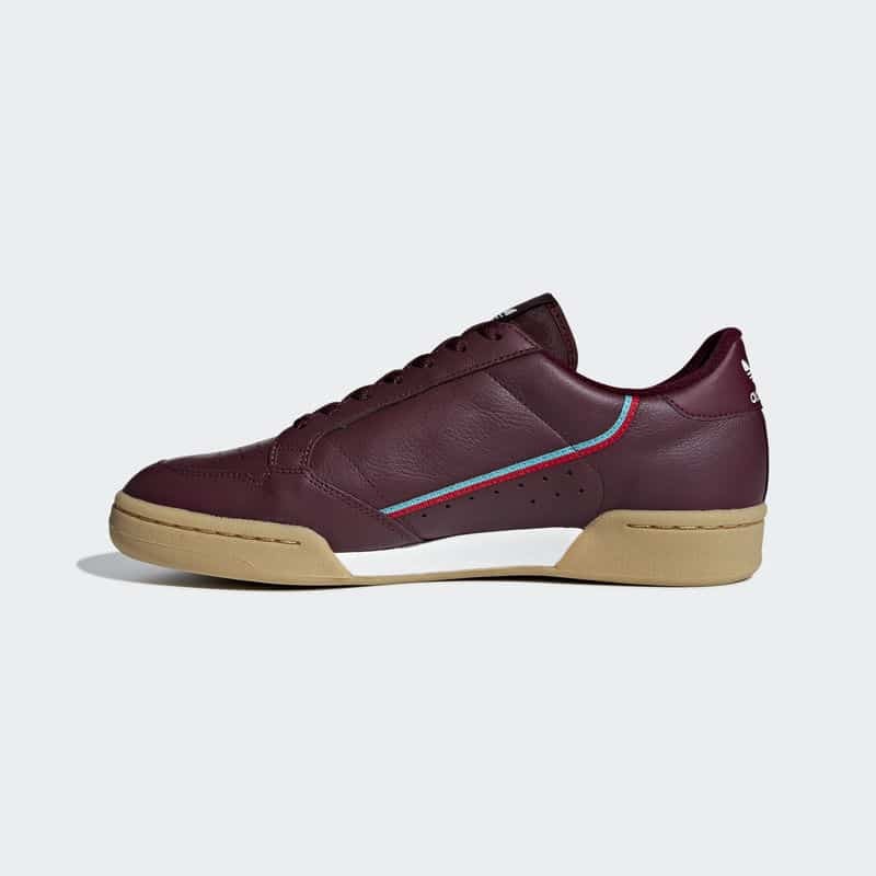 adidas Continental 80 Maroon B41677 Grailify